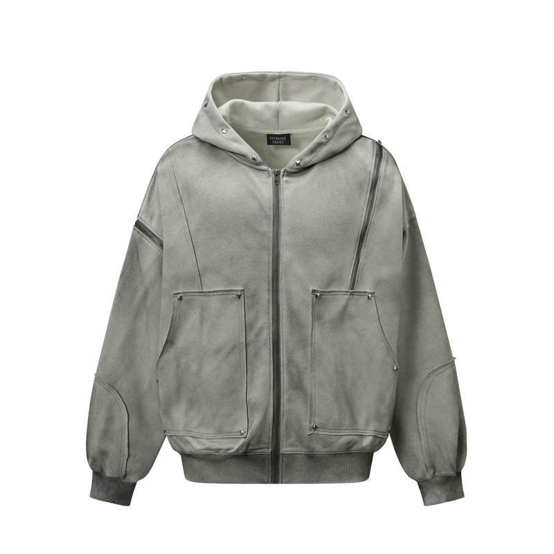 Streetwear Hoodie Vintage Hooded Sweater