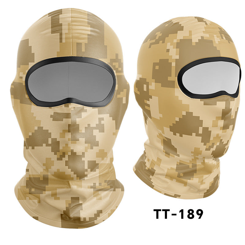Cycling Windproof Hood Dust and Sun Protection Summer Camouflage Mask