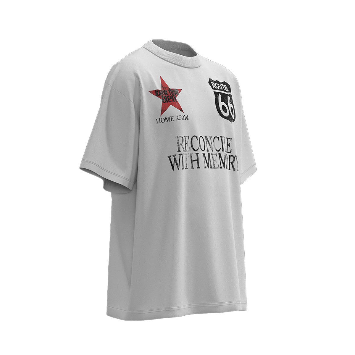 T shirt vintage usa summer vintage print short sleeve t-shirt
