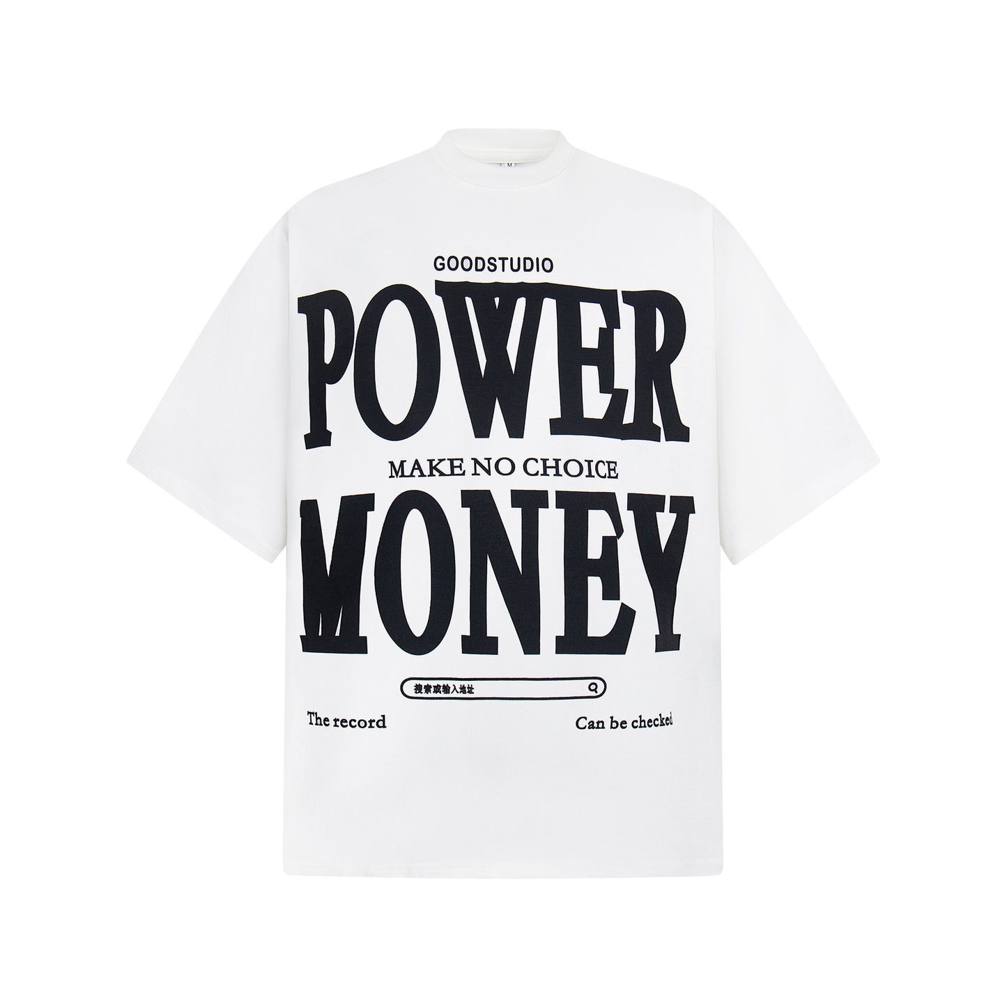 Unisex T-shirts Street Vintage Creative Letter Map Men's Loose Short Sleeve T-Shirt