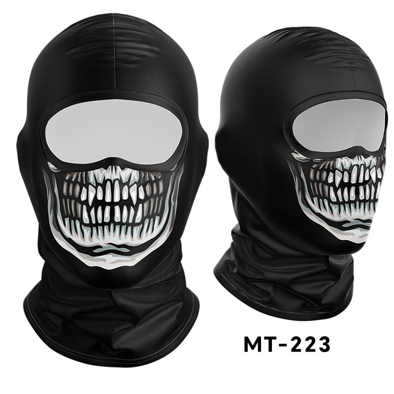 Cycling Windproof Hood Breathable Sunscreen Windproof Men's and Women's Ice Silk Fabric Lining Cap