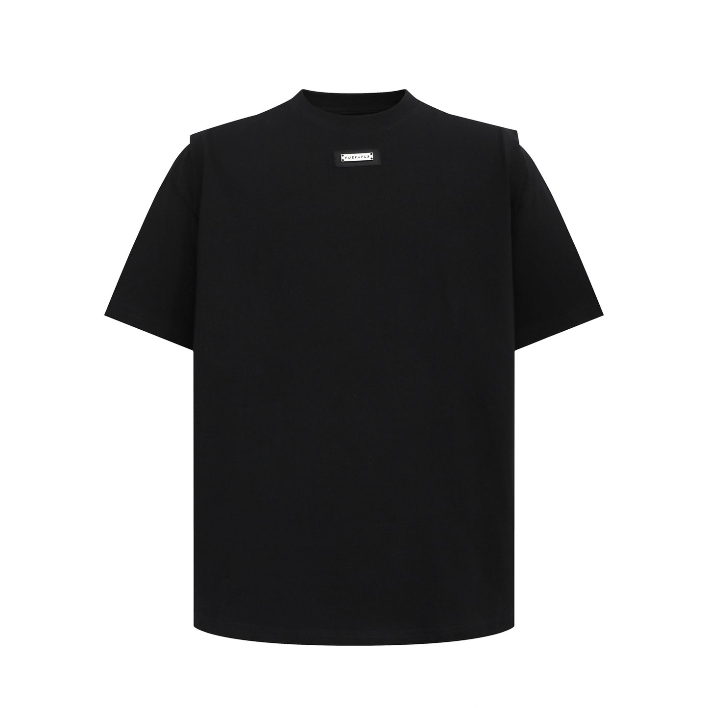 Unisex T-shirts Summer men's and women's simple metal buckle loose short-sleeved T-shirts