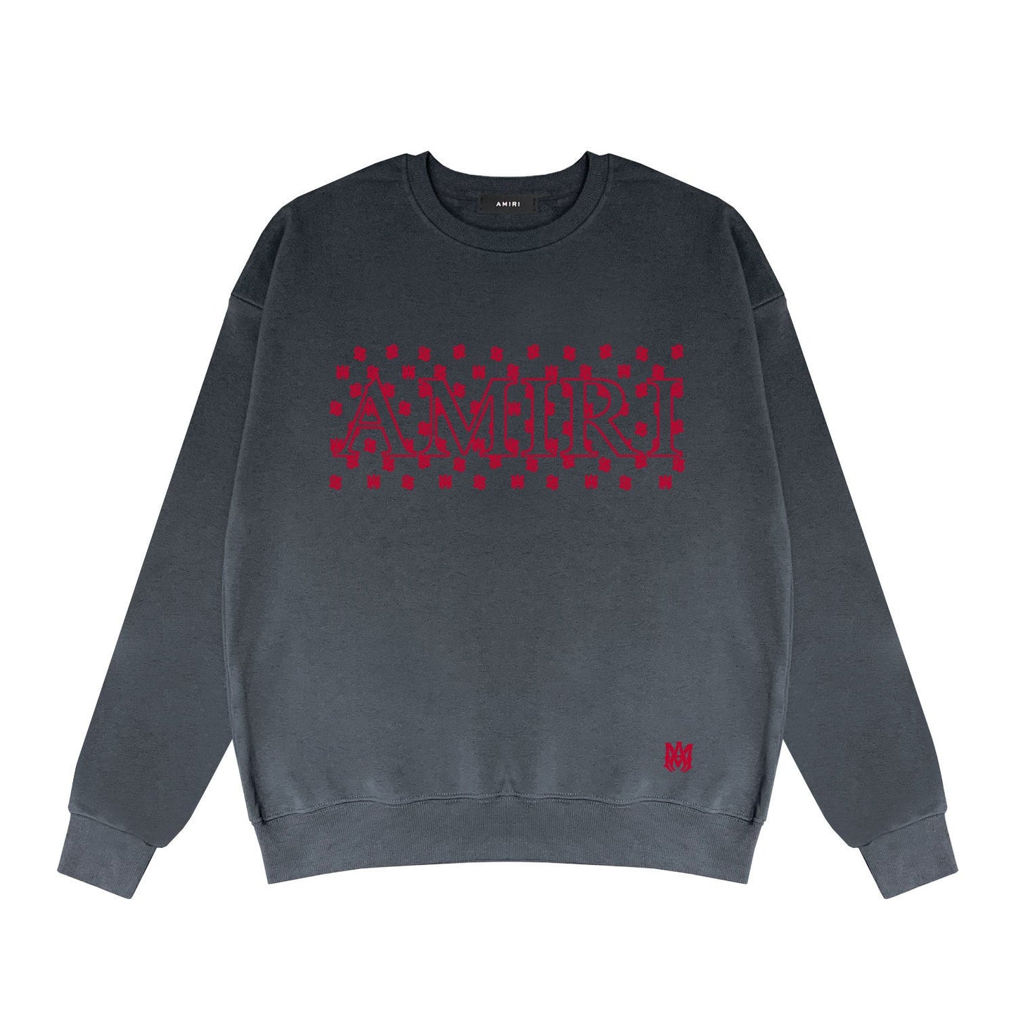 Amiri Long Sleeved Shirt Fashion Brand Crew Sweatshirts round Neck Sweater