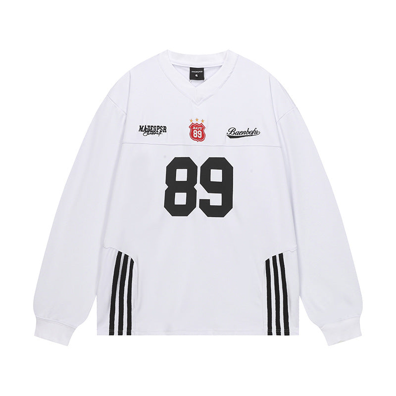 Unisex long-sleeved shirt autumloosesatin