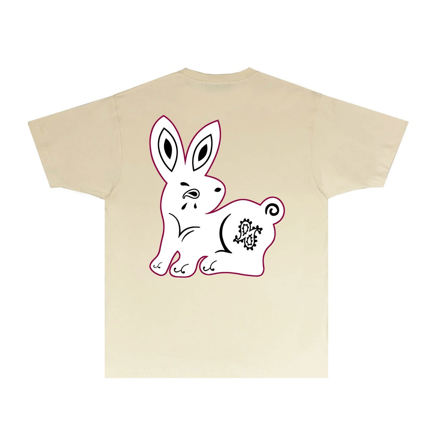 Amiri T-Shirt Rabbit Printed Short Sleeve T-shirt