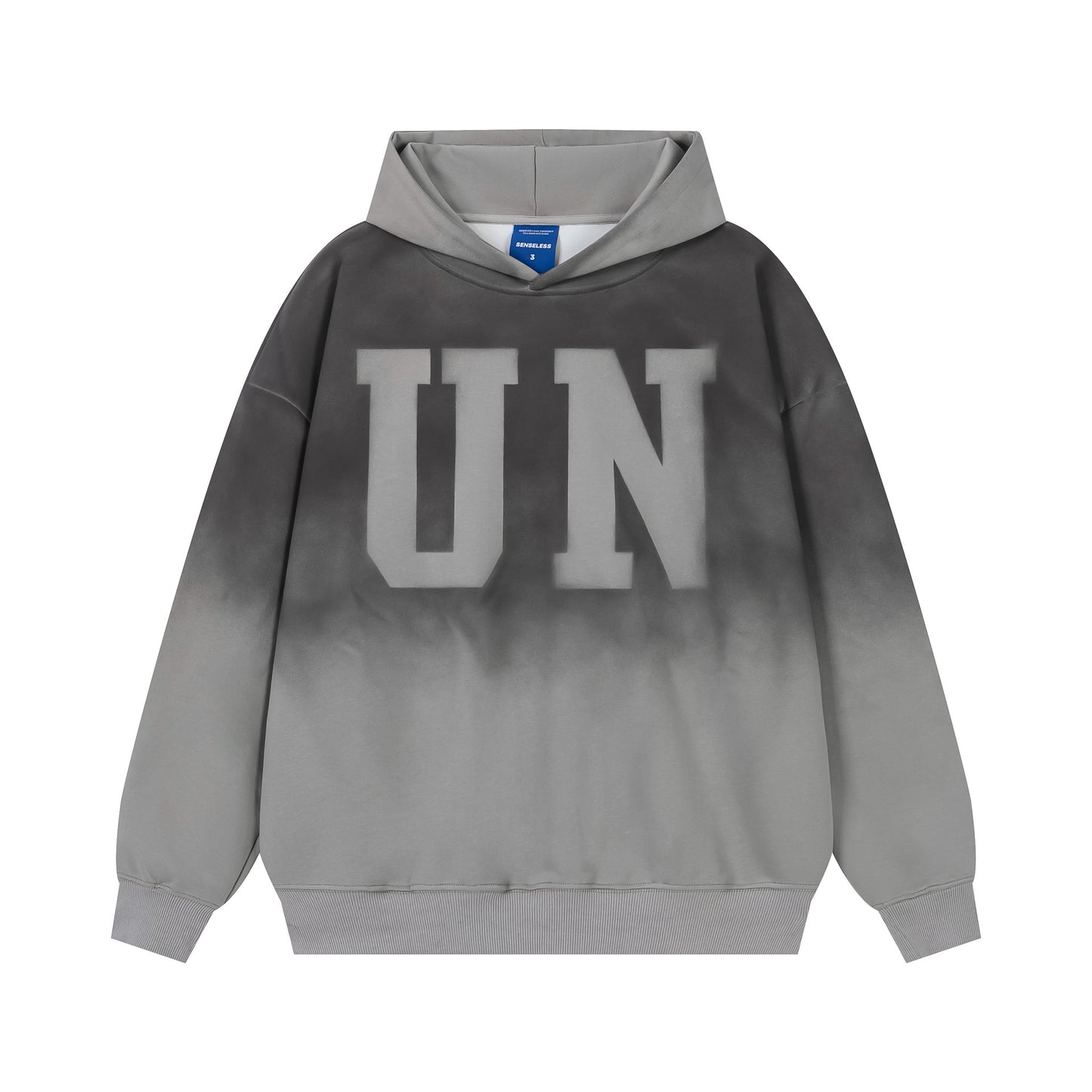 Vice streetwear made old long sleeve hooded sweater