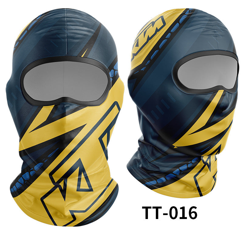 Cycling Windproof Hood Ice Silk Full Face Sunscreen