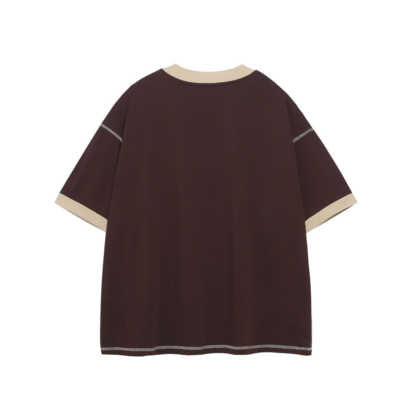 Hip Hop Clothing Summer Short Sleeve Vintage Sports T-Shirt Loose Print Short Sleeve