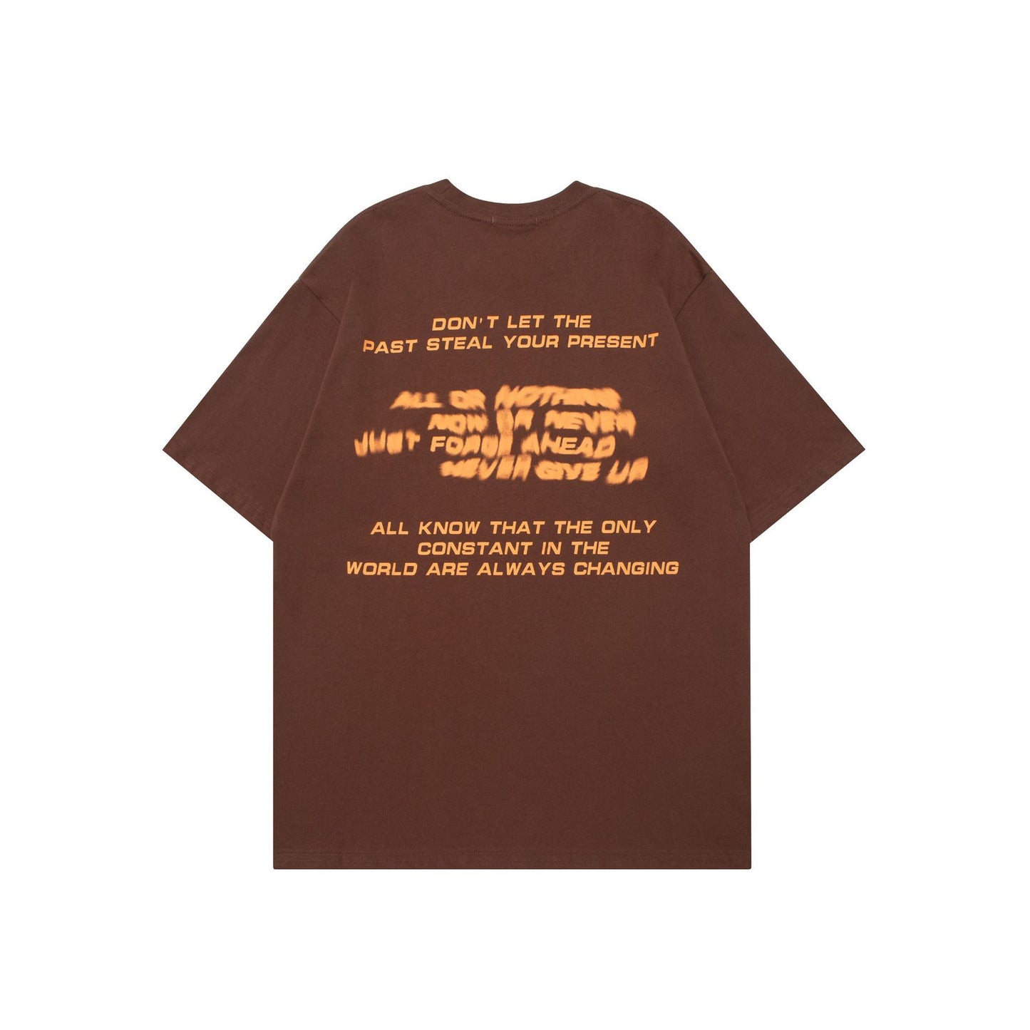 Vintage Tišö Rt Summer Vintage English Alphabet Short Sleeve T-Shirt
