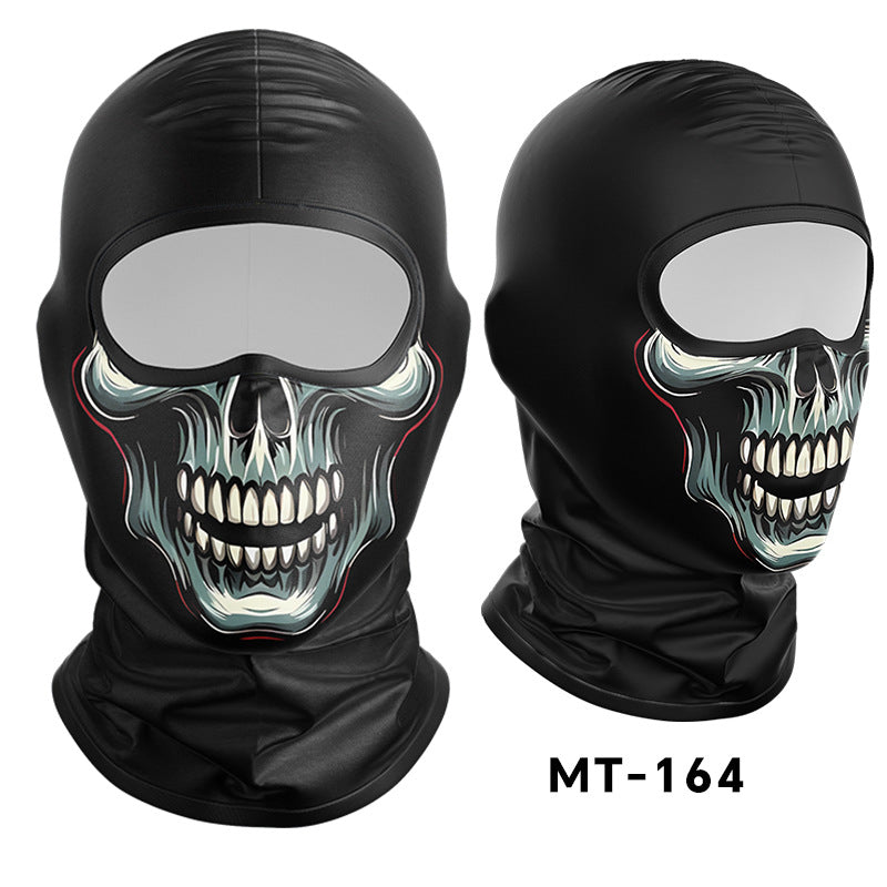 Cycling Windproof Hood Sunscreen Ice Silk Fabric