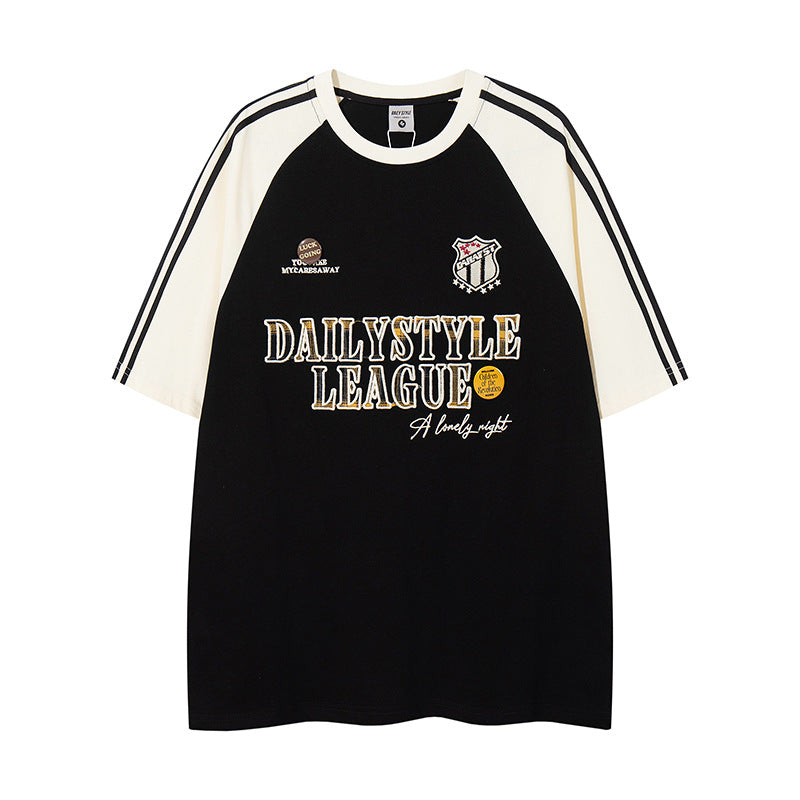 Nyc T Shirt Summer Embroidered Loose Casual Top