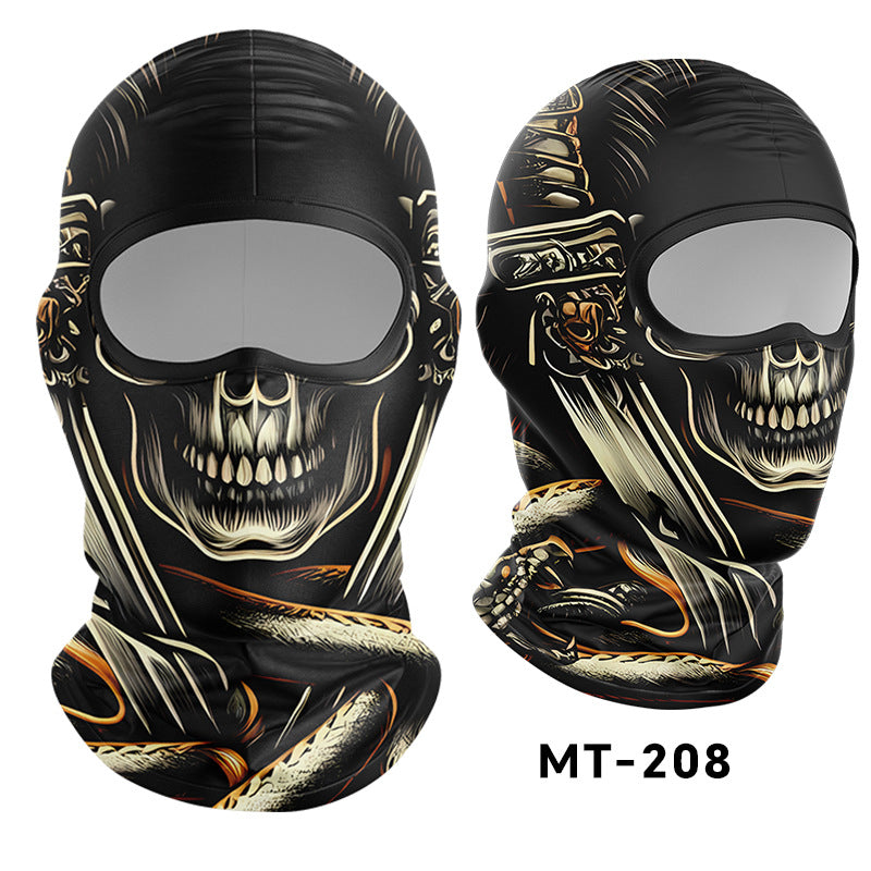 Cycling Windproof Hood Breathable Sunscreen Windproof Men's and Women's Ice Silk Fabric Lining Cap