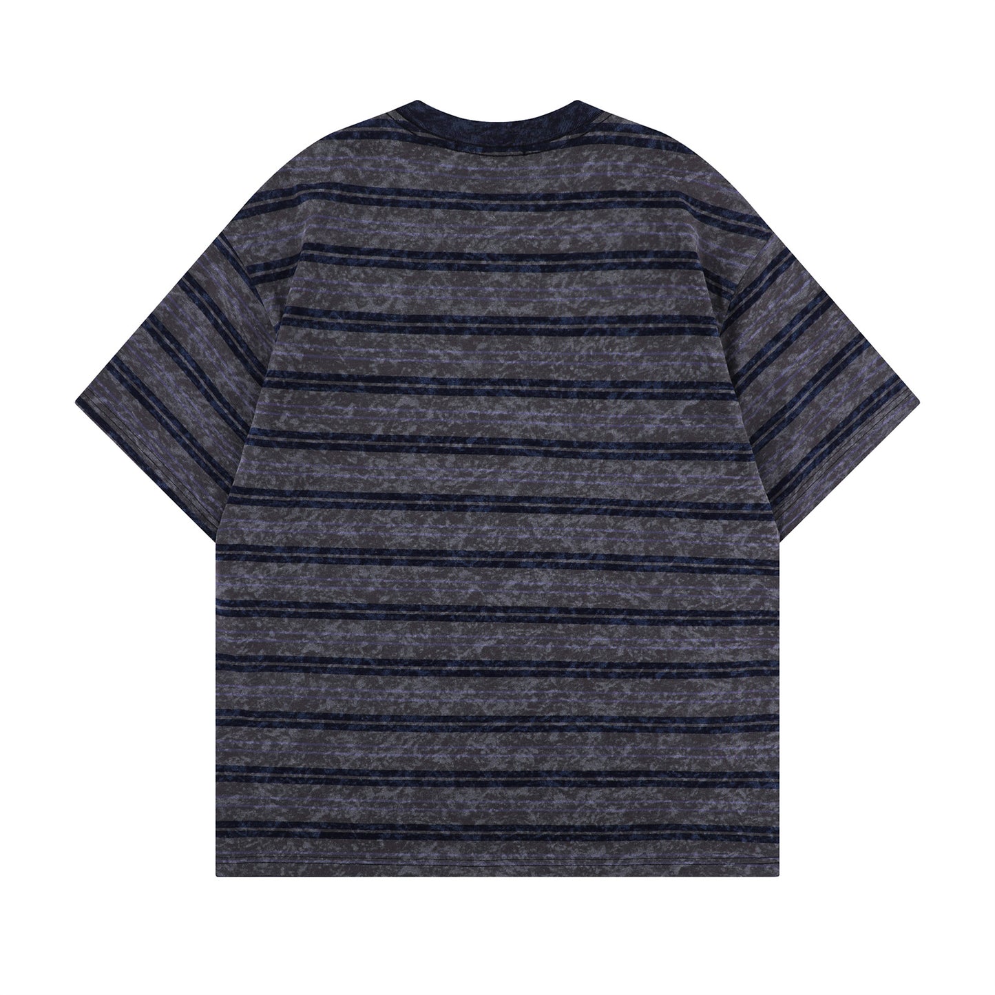 Vintage tarz t shirt vintage striped short sleeve t-shirt summer loose casual top