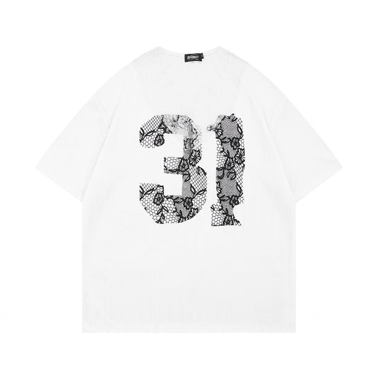 US drip outfits Summer Vintage Casual Loose Short Sleeve T-Shirts