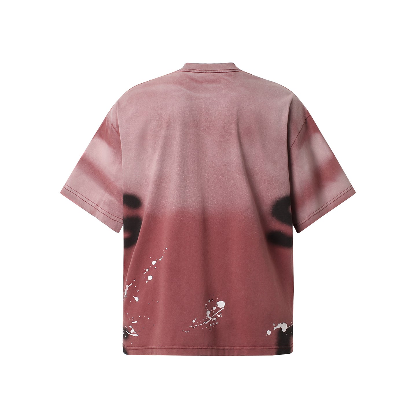 Vintage tarz t shirt gradual change print short sleeve t-shirt summer casual top