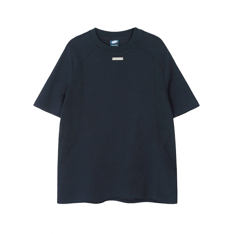US drip outfits Summer Vintage Crew Neck Casual Loose Short Sleeve T-Shirts