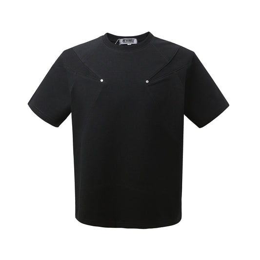 Unisex T-shirts cleanfit space cotton short-sleeved T-shirts