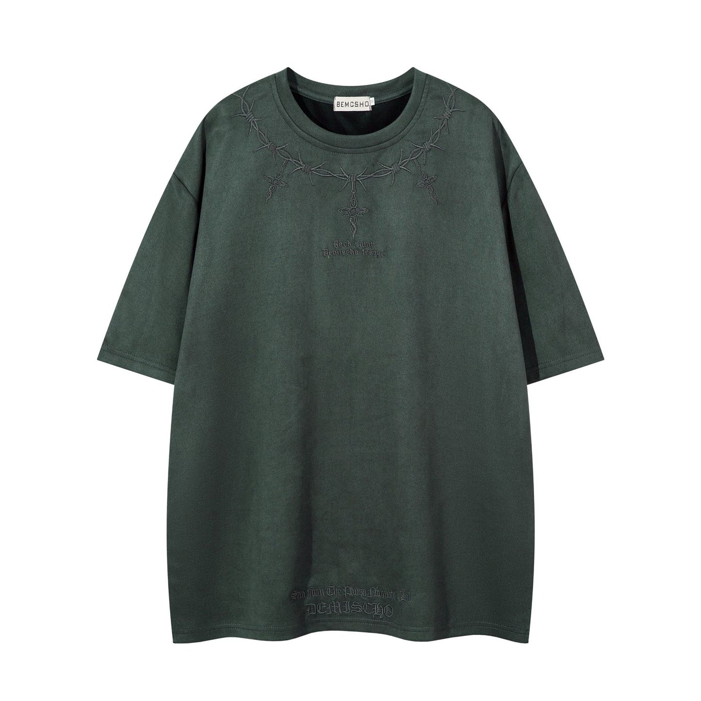 Hip hop clothing new york summer embroidery short sleeve t-shirt