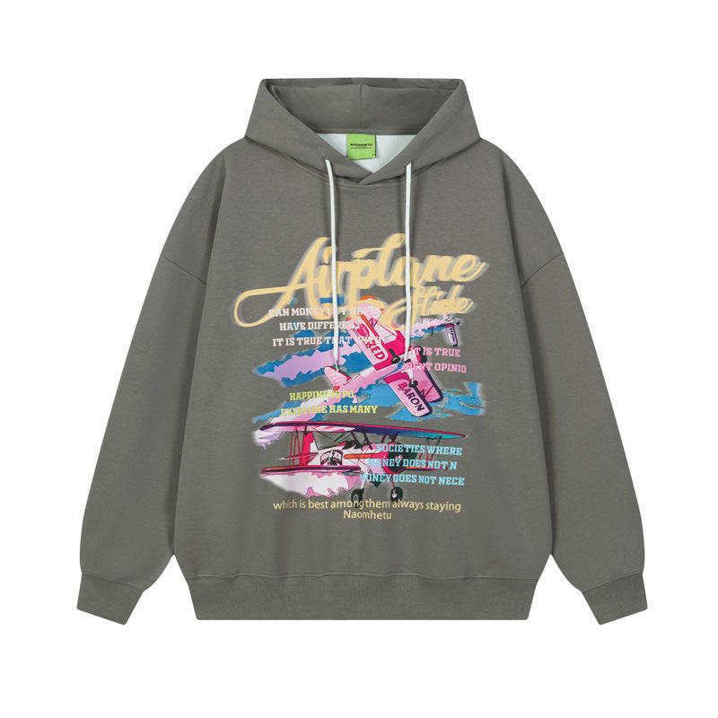 Vice streetwear vintage fall loose casual hoodie hoodie
