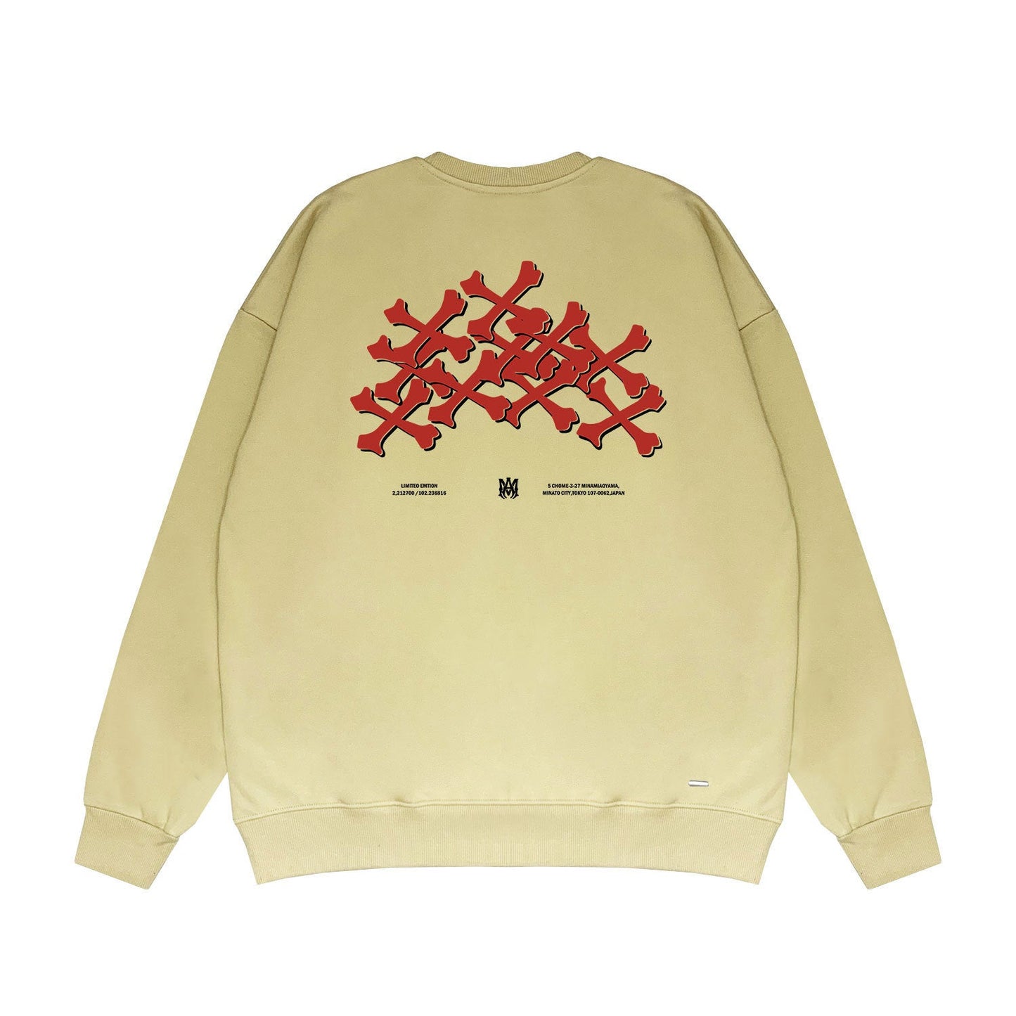 Amiri Long Sleeved Shirt Fashion Brand Crew Sweatshirts round Neck Sweater