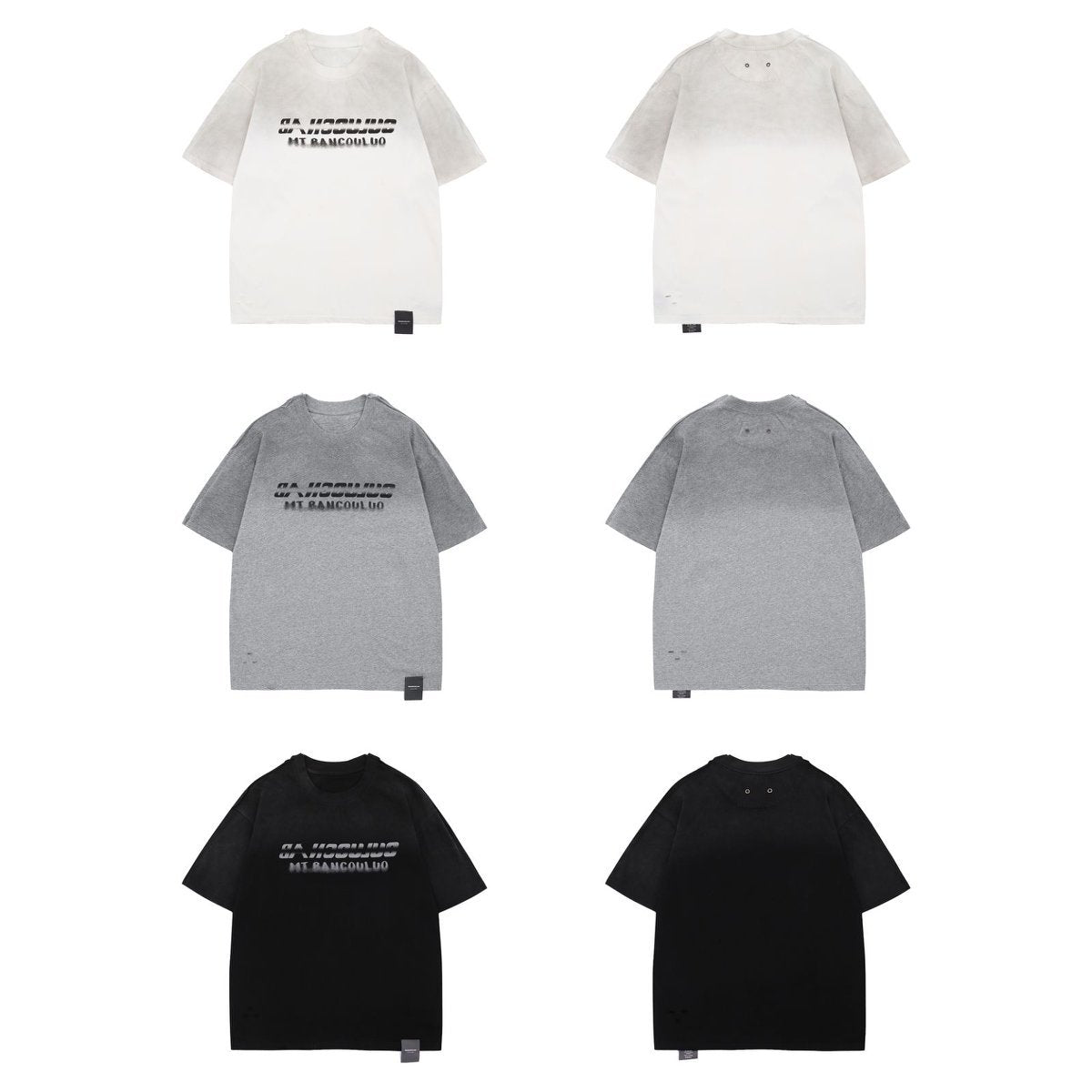Hip hop clothing new york summer short sleeve vintage wash t-shirt