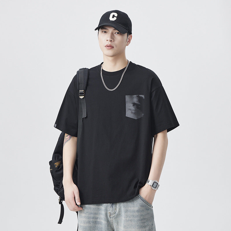 Mens T-shirts Short Sleeves Summer Loose