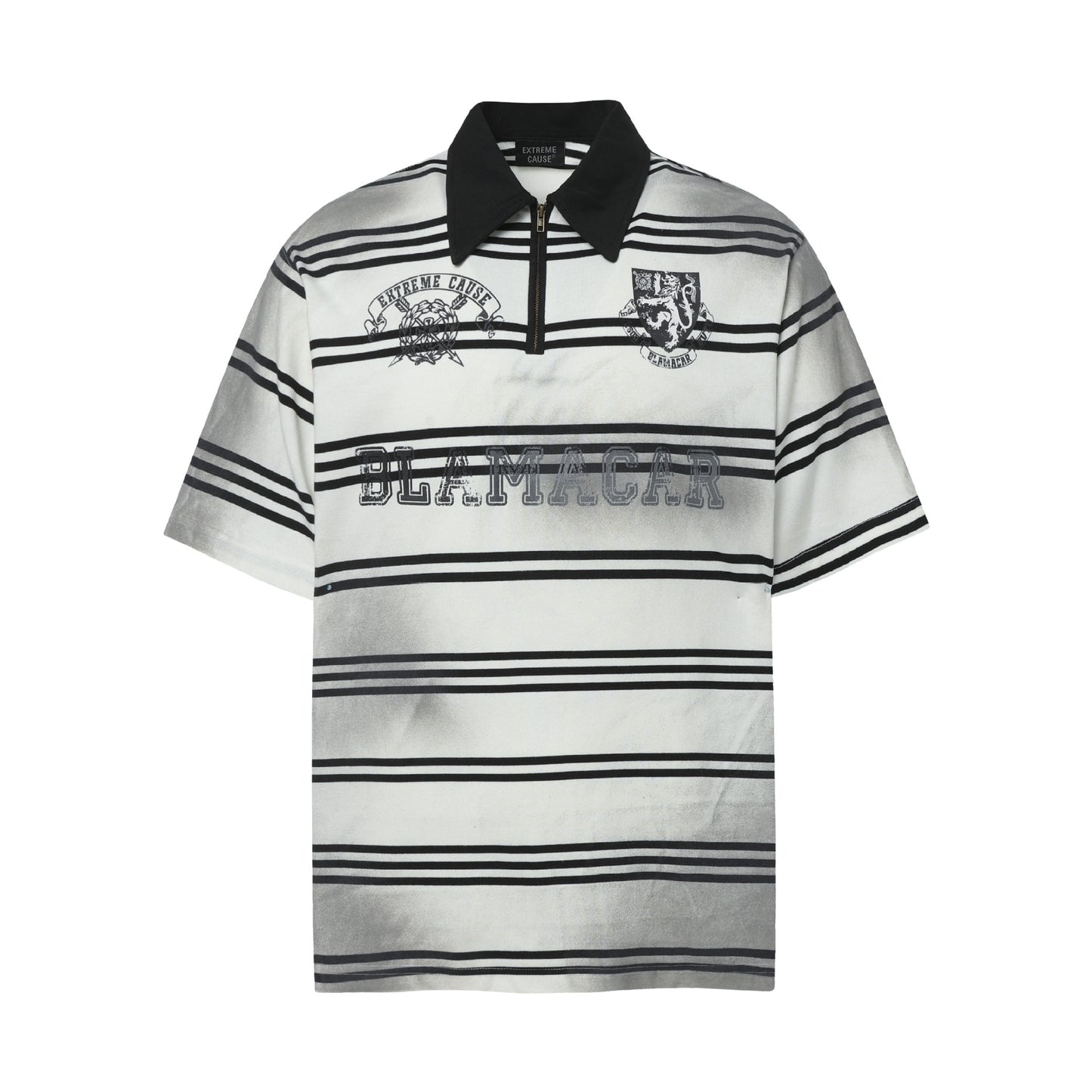 Hip hop shirt short sleeve sports t-shirt lapel polo shirt