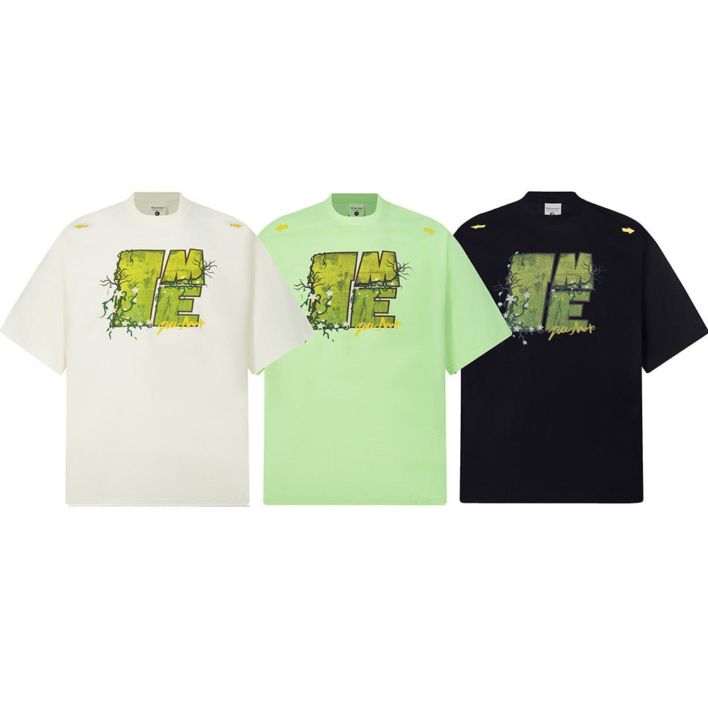 New York Hip Hop Style Vintage Summer Short Sleeve T-Shirt