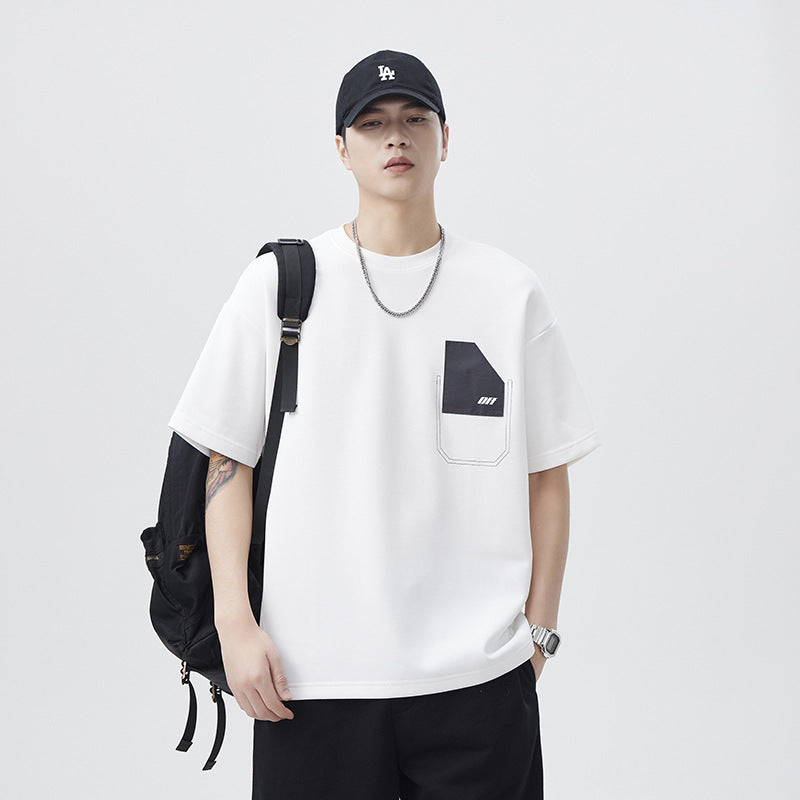 Mens T-shirts Short Sleeves Loose