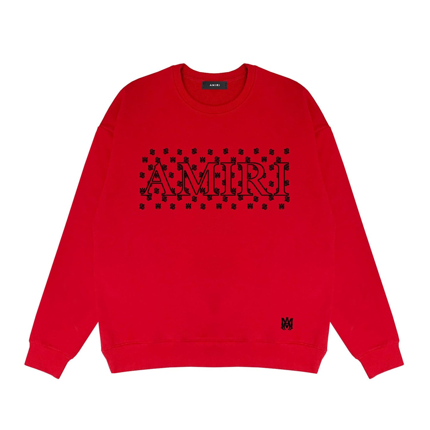 Amiri Long Sleeved Shirt Fashion Brand Crew Sweatshirts round Neck Sweater