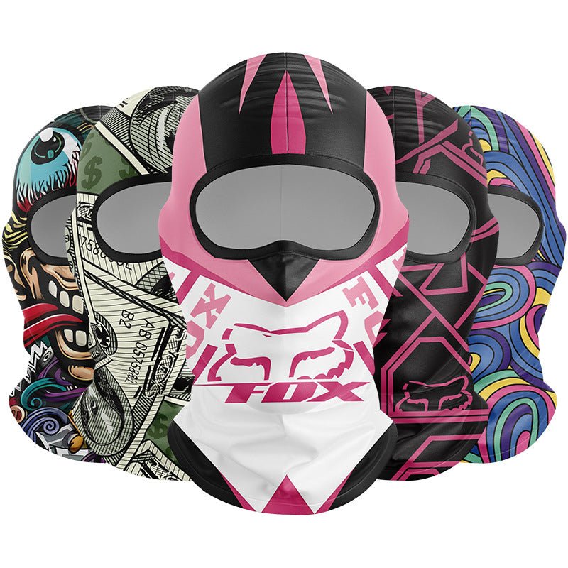 Cycling Windproof Hood Sunscreen Ice Silk Headgear