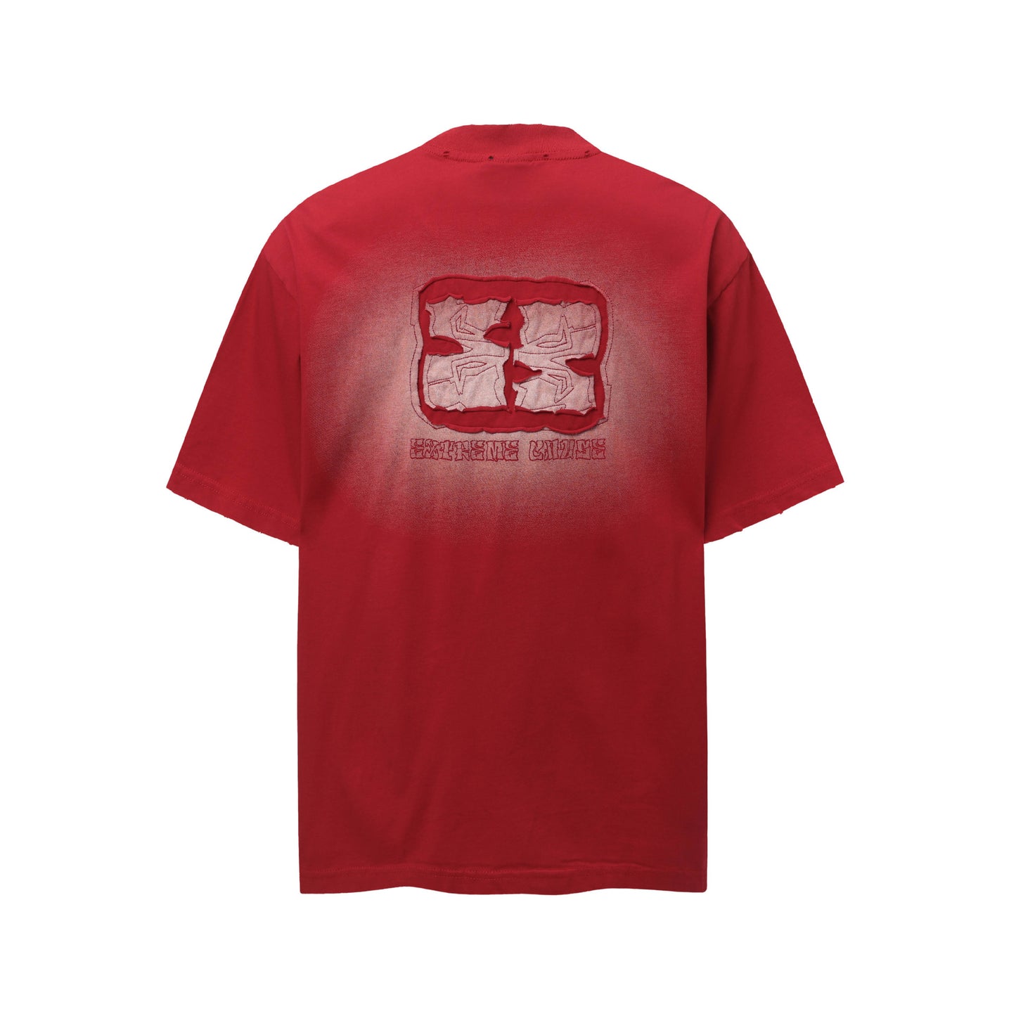 Hip hop clothing new york summer vintage embroidered wash t-shirt