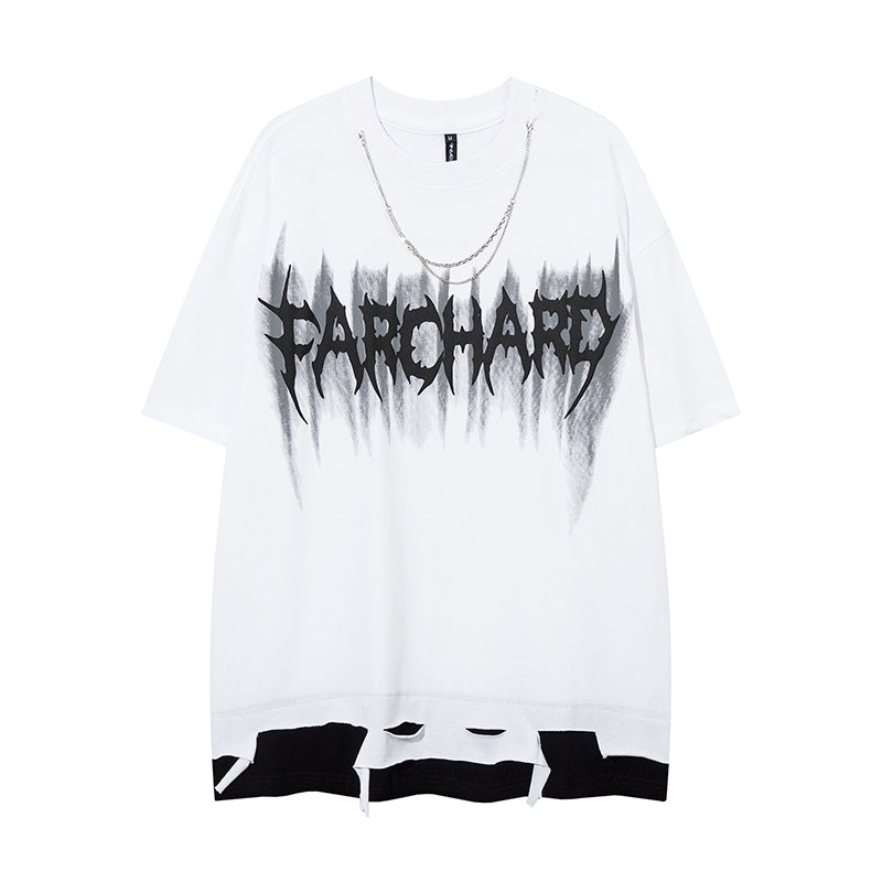 Vintage T Shirts Hip Hop Short Sleeve T-Shirt