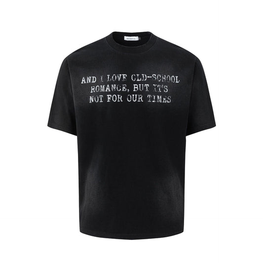 Unisex T-shirts Summer Spray Old Men's Short Sleeve T-Shirt