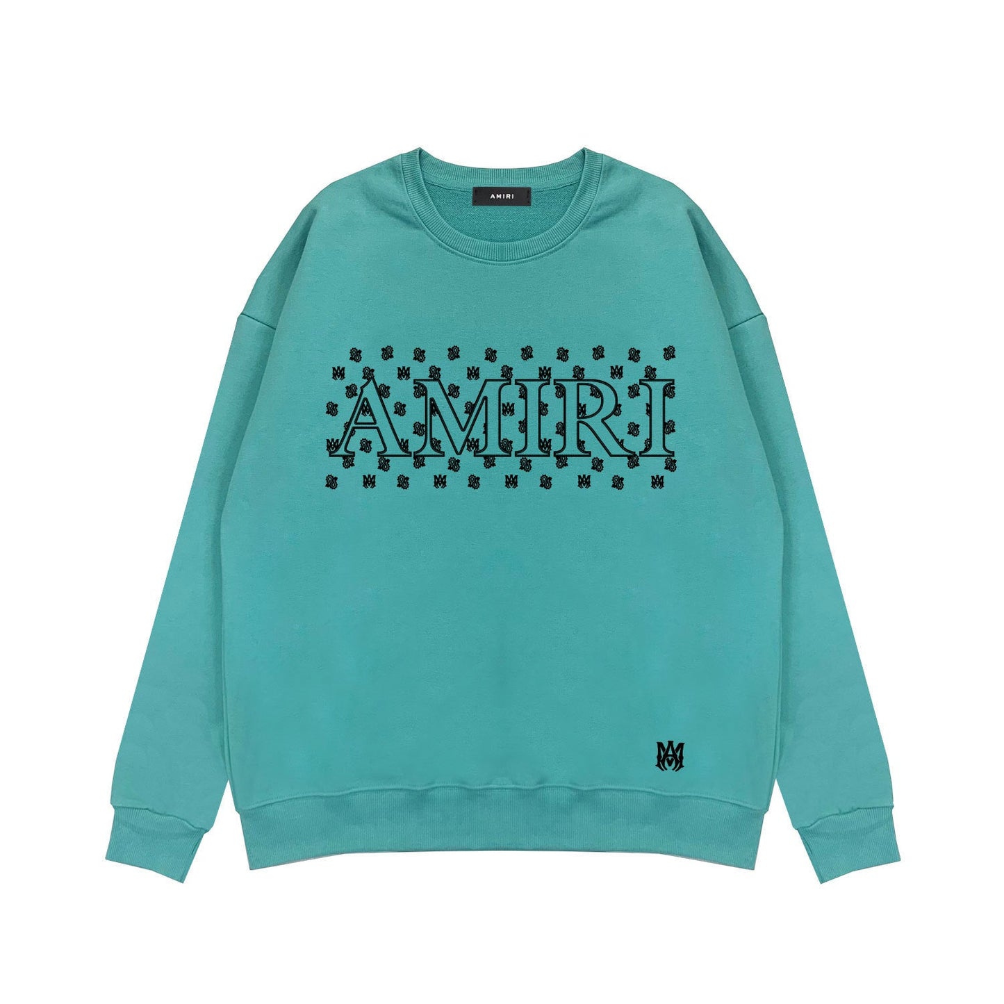 Amiri Long Sleeved Shirt Fashion Brand Crew Sweatshirts round Neck Sweater