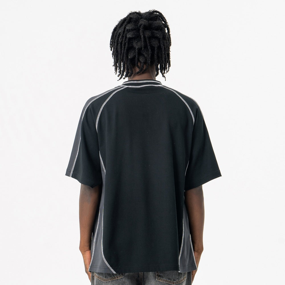 Vic Streetwear Summer Vintage Short Sleeve T-Shirt