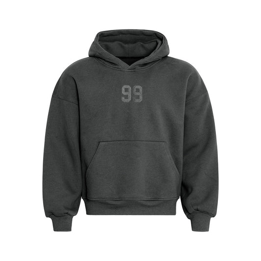 Streetwear Hoodie Vintage Alphabet Embroidered Hooded Sweater Oversize Loose Hoodie