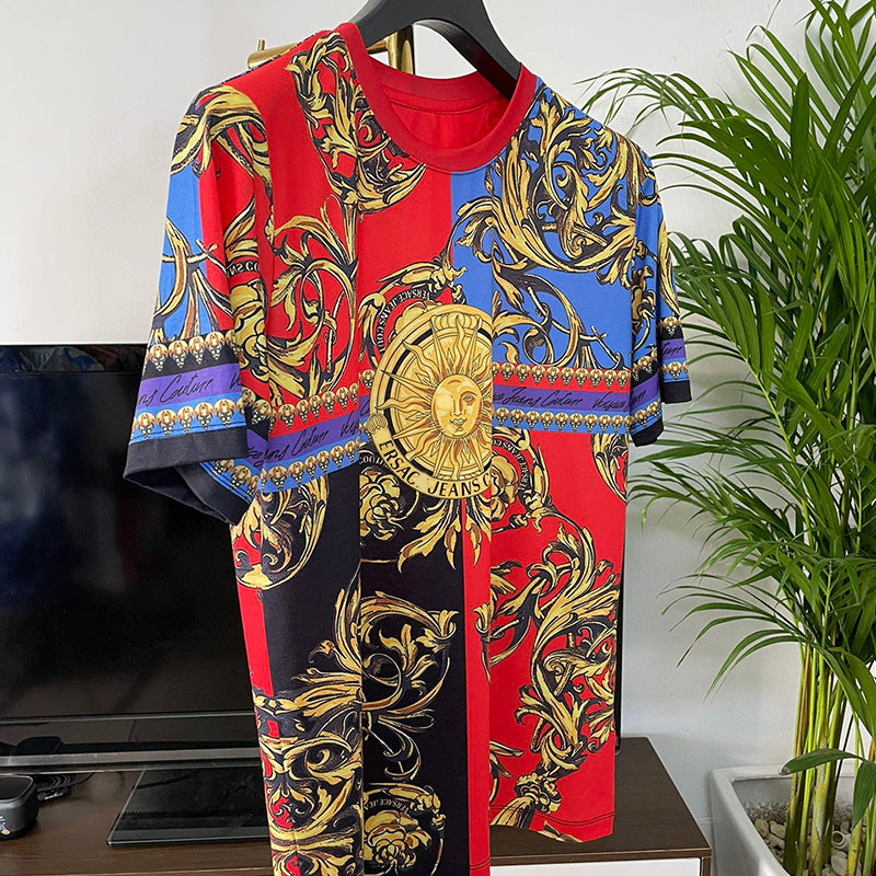 East Coast Shirts Spring/Summer Digital Print Casual Men's Short Sleeve T-Shirt