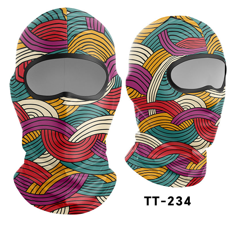 Cycling Windproof Hood Sunscreen Ice Silk Headgear