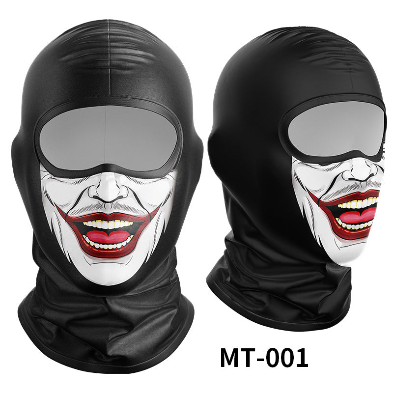 Cycling Windproof Hood Sunscreen Windproof Ice Silk Mask Men's and Women's Full Face