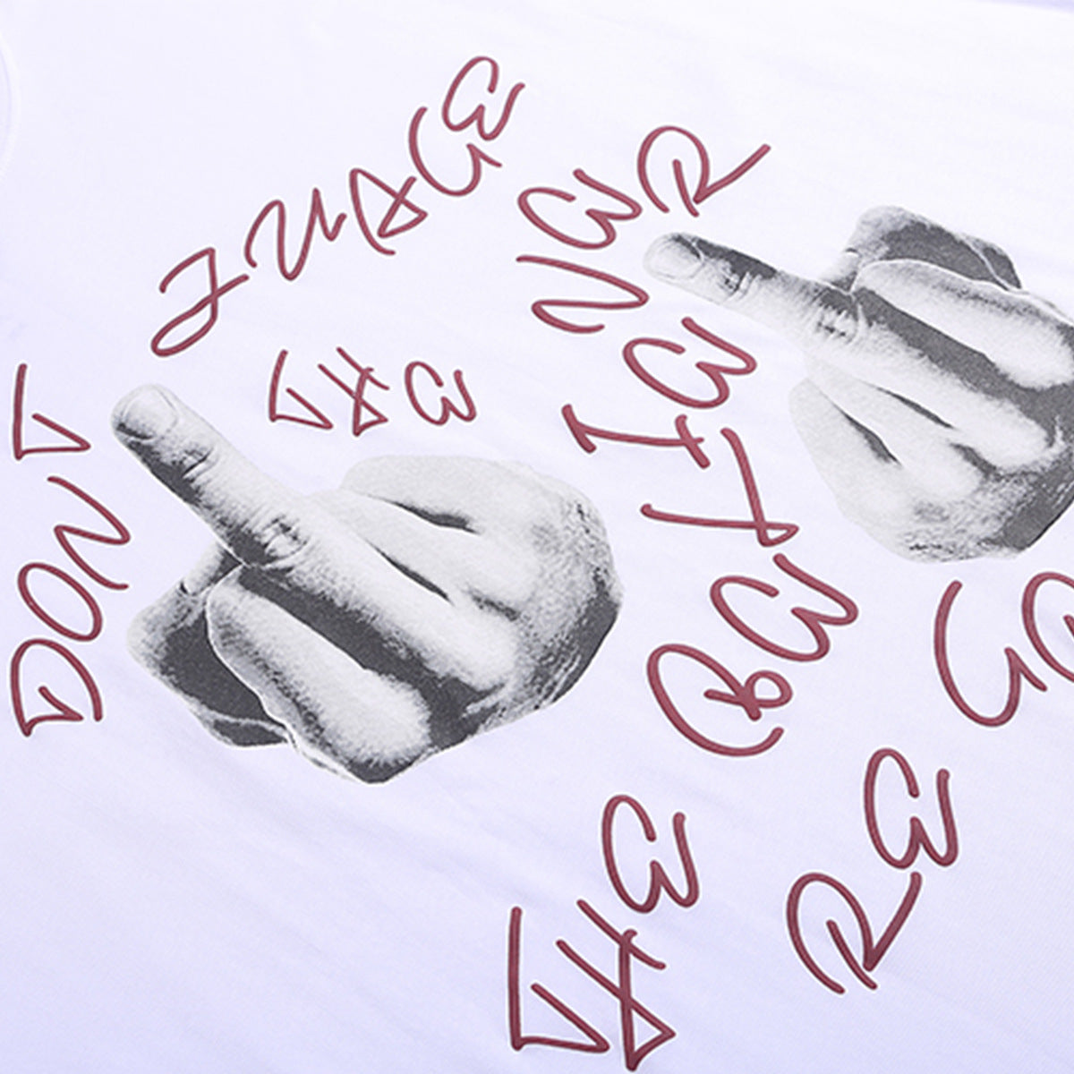 1990 Fashion T-Shirt Loose Short Sleeve