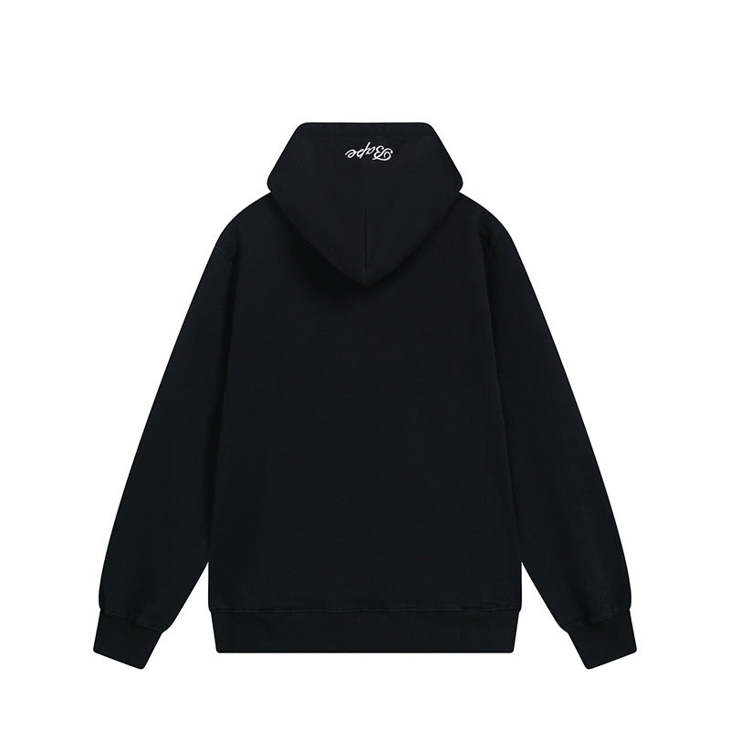 Ape Hoodie Shark Head Sweater Colored Letter Print Fall/Winter Hooded Jacket