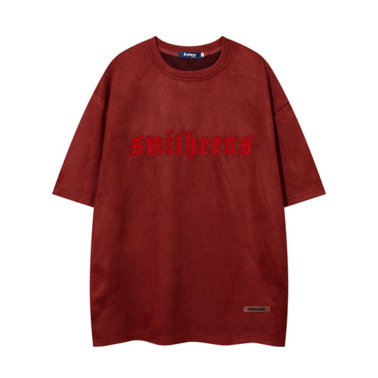 1990 Fashion T-Shirt Vintage Embroidery T-Shirt Summer Short Sleeve T-Shirt