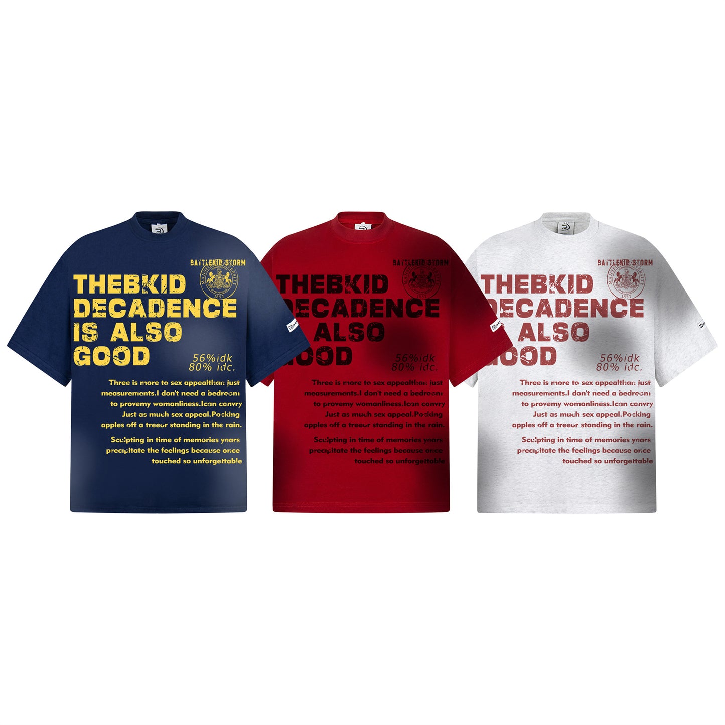 USA Vintage T-Shirt Spray Painting Letter Printing Men's Summer