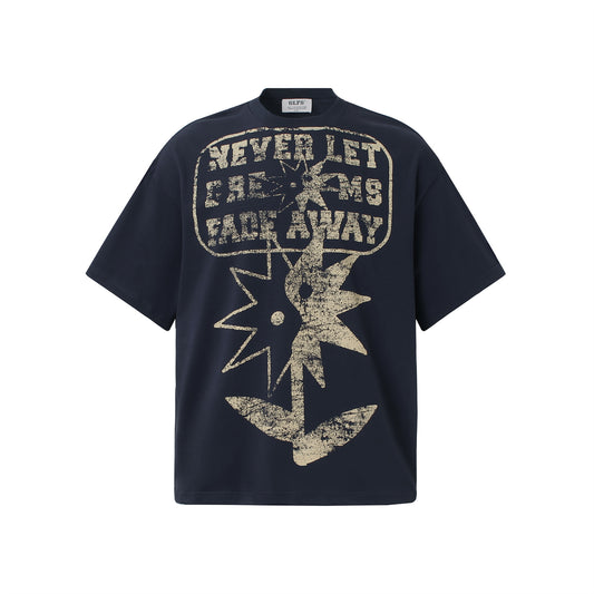 Vintage tarz t shirt summer oversize casual top