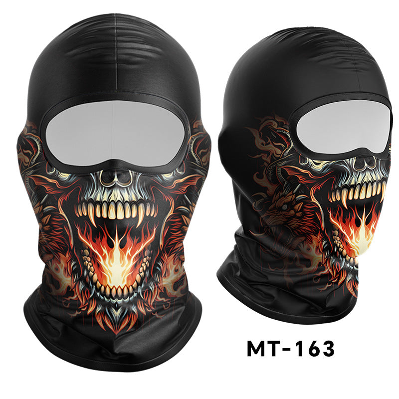 Cycling Windproof Hood Sunscreen Ice Silk Fabric