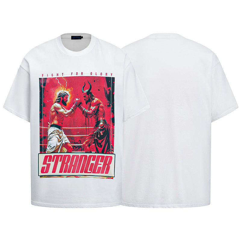 Hip hop clothing new york summer hip hop t-shirt short sleeve loose