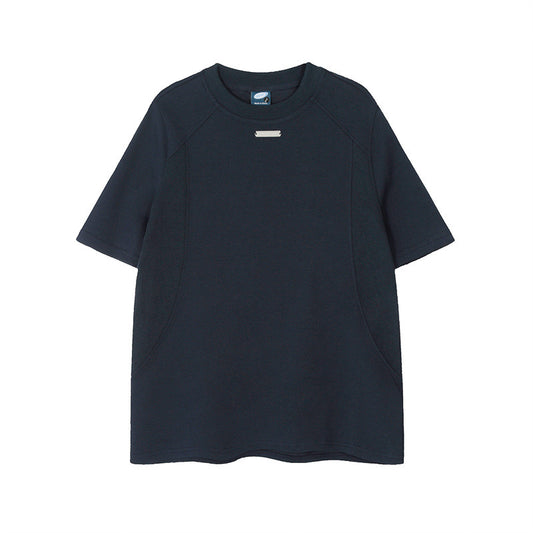US drip outfits Summer Vintage Crew Neck Casual Loose Short Sleeve T-Shirts
