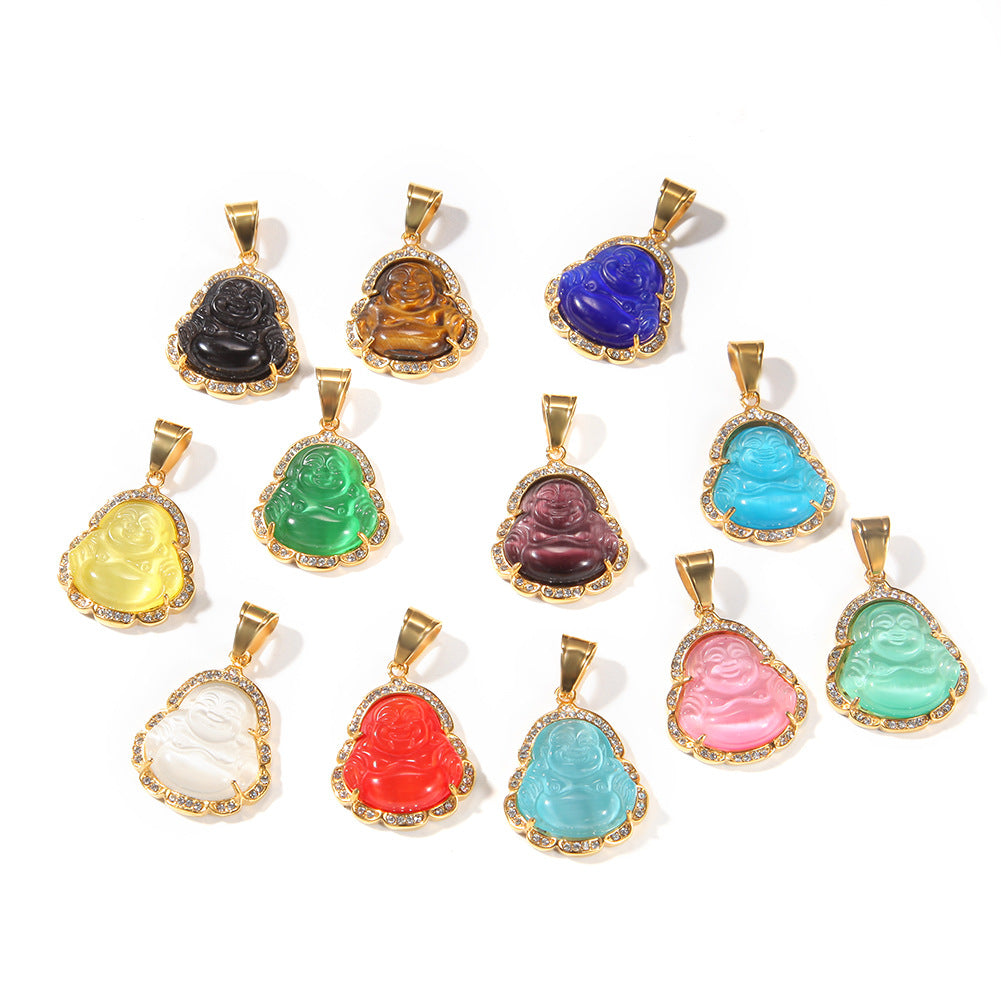 Jewelry Maitreya Buddha Pendant Far East