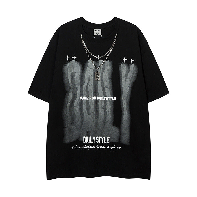 1990 Fashion T-Shirt Loose Short Sleeve
